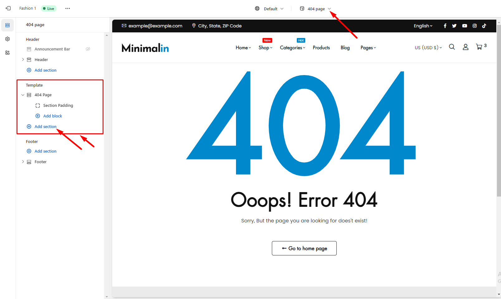 404 Pages