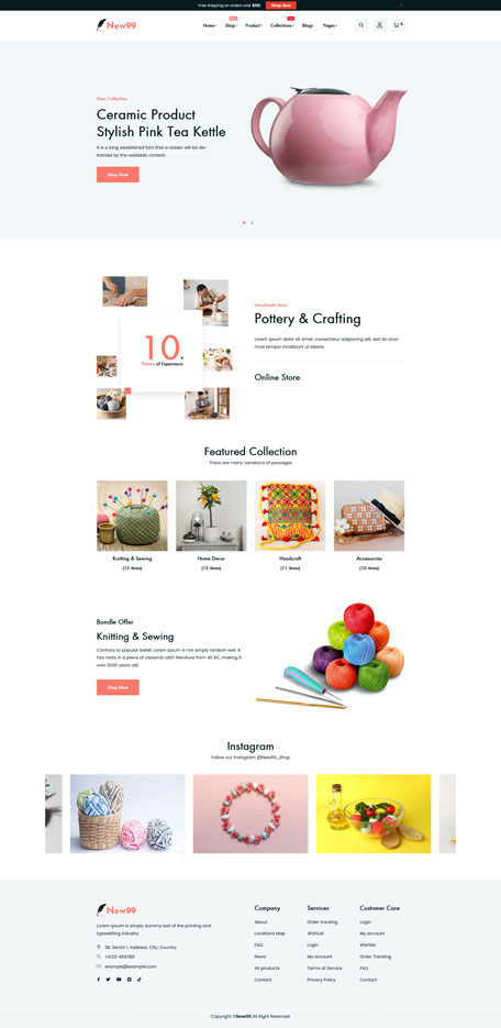 New99 - Handmade Shop Shopify Theme OS 2.0