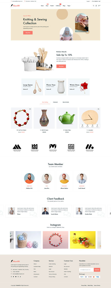 New99 - Handmade Shop Shopify Theme OS 2.0