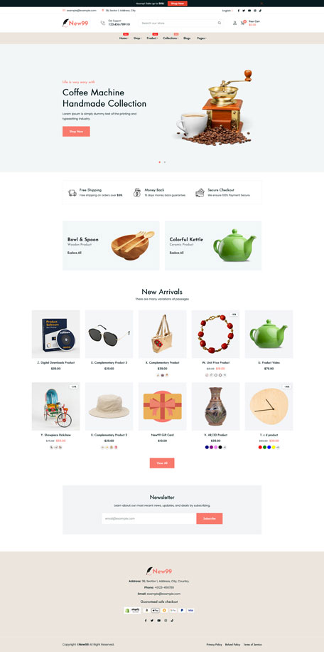 New99 - Handmade Shop Shopify Theme OS 2.0