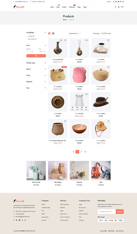 New99 - Handmade Shop Shopify Theme OS 2.0