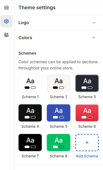 Theme Settings