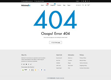 Minimalin - Minimal Multipurpose Shopify Theme OS 2.0